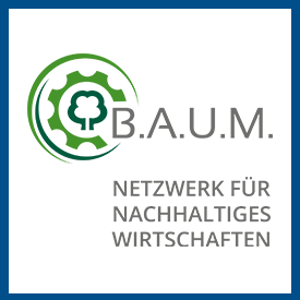 Logo B.A.U.M. e.V. – Netzwerk für nachhaltiges Wirtschaften