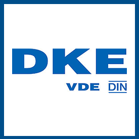 Logo Deutsche Kommission Elektrotechnik Elektronik Informationstechnik (DKE)
