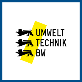 Logo Umwelttechnik BW, die Landesagentur für Umwelttechnik und Ressourceneffizienz